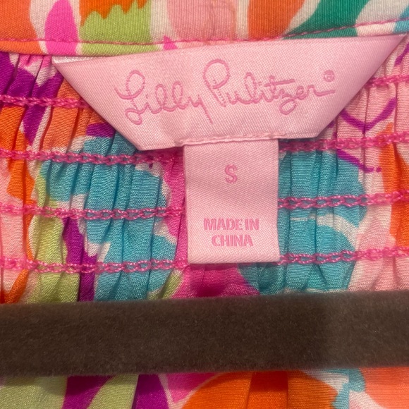 Lilly Pulitzer Elsa Silk Top. Size S - Picture 3 of 5